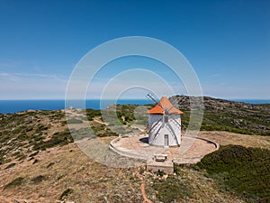 Moulin Mattei windmill in Corsica photo