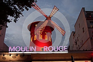 Moulin Rouge Cabaret Paris France