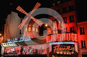 Moulin Rouge of Montmartre, Paris, France
