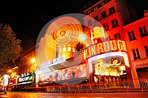 Moulin Rouge by Night