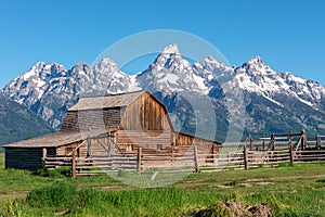 Moulton Barn in Grand Teton National Park, Wyoming