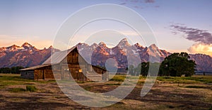 Moulton Barn on Mormon Row, Grand Teton National Park, Wyoming