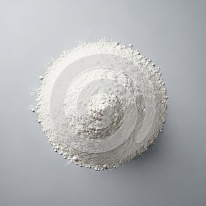 A neutral contrast emphasizing the whiteness and texture of the