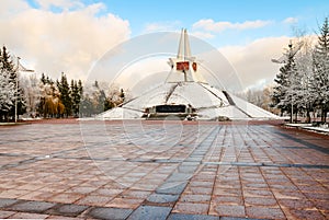 Mound of Immortality. Russia, Bryansk photo