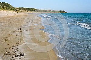 Mounda Beach in Kefalonia, Greece