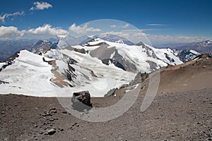 Mount Aconcagua. highest pik of south America