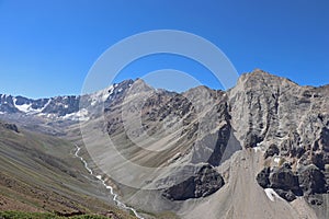 Mount Adelung, the highest peak of Pskem Range, Western Tien Shan, Uzbekistan