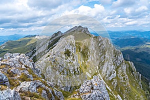 Mount Aizkorri the highest in Guipuzcoa