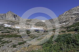 Mount Alice and Chiefs Head Peak over Snowbank lake