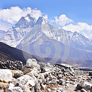 Mount Ama Dablam in Himalaya