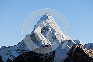 Mount Ama Dablam, Nepal Himalayas mountains