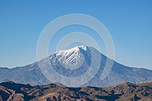 Mount Ararat, Agri Dagi, mountain, volcano, Igdir, Turkey, Middle East, nature, landscape, aerial view, Noah, Ark