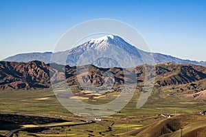 Mount Ararat, Agri Dagi, mountain, volcano, Igdir, Turkey, Middle East, nature, landscape, aerial view, Noah, Ark