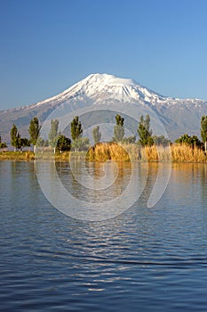 Mount Ararat from Sis village in Ararat region