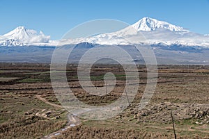 Mount Ararat and surrounding landscapes, Armenia