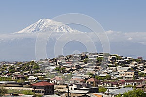 Mount Ararat, view from Yerevan, Armenia