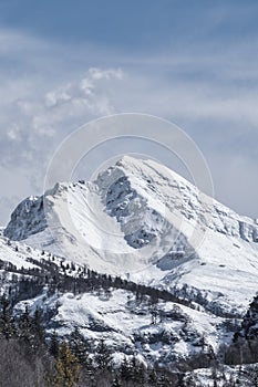 Mount Arera in the Brembana valley Bergamo Italy