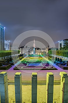 The Mount of the Arts in Brussels, Belgium.