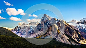 Mount Babel or the Tower of Babel in Banff National Park