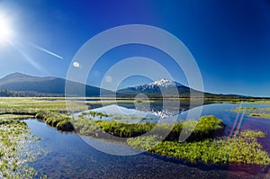 Mount Bachelor Lens Flare