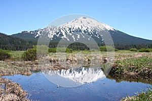 Mount Bachelor from Sparks Lake