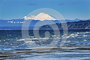 Mount Baker Bracketts Landing North Beach Park Edmonds Washington photo