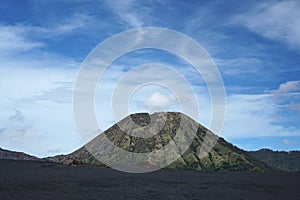 Mount Batok in the Bromo Tengger Semeru National Park area