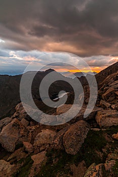 Mount Bierstadt at Sunset