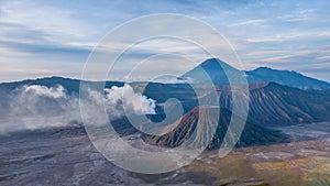 Mount Bromo in Indonesia at sunrise