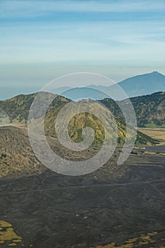 Mount Bromo located in Bromo Tengger Semeru National Park