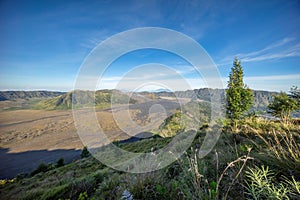 Mount Bromo located in Bromo Tengger Semeru National Park