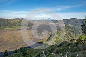 Mount Bromo located in Bromo Tengger Semeru National Park