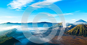 Mount Bromo during sunrise