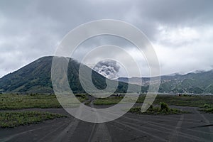 Mount Bromo Tengger Semeru located in Malang Lumajang Pasuruan Probolinggo East Java Indonesia