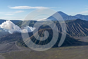 Mount Bromo Tengger Semeru located in Malang Lumajang Pasuruan Probolinggo East Java Indonesia