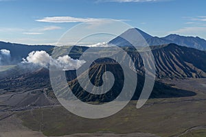 Mount Bromo Tengger Semeru located in Malang Lumajang Pasuruan Probolinggo East Java Indonesia