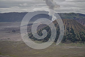 Mount Bromo Tengger Semeru located in Malang Lumajang Pasuruan Probolinggo East Java Indonesia