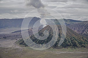 Mount Bromo Tengger Semeru located in Malang Lumajang Pasuruan Probolinggo East Java Indonesia