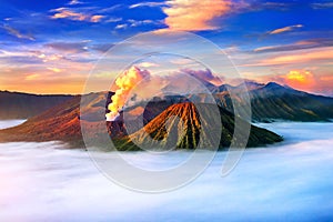 Mount Bromo volcano Gunung Bromo photo