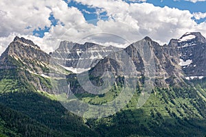 Mount Cannon is located in the Lewis Range, Glacier National Park in the U.S. state of Montana photo