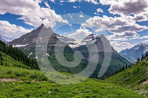 Mount Cannon is located in the Lewis Range, Glacier National Park in the U.S. state of Montana photo