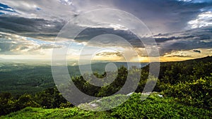 Mount Cheaha Rain photo
