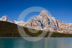 Mount Chephren and Waterfowl Lake