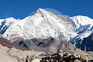 Mount Cho Oyu Ngozumba glacier Nepal Himalaya mountain