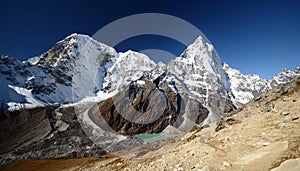 Mount Cholatse in the Everest trek photo