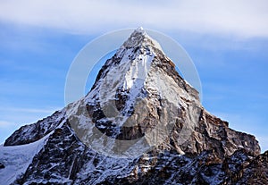 Mount Cholo or Chola, Nepal Himalayas mountains