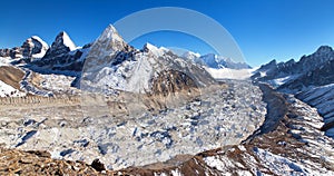 Mount Cholo, Kangchung, Nirekha peak, Ngozumba glacier