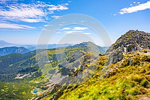 Sunny summer day in Low Tatras