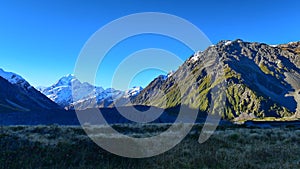 Mount Cook along Kea Point Track in Aoraki Mount Cook National Park