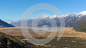 Mount Cook National Park landscape, South Island, New Zealand